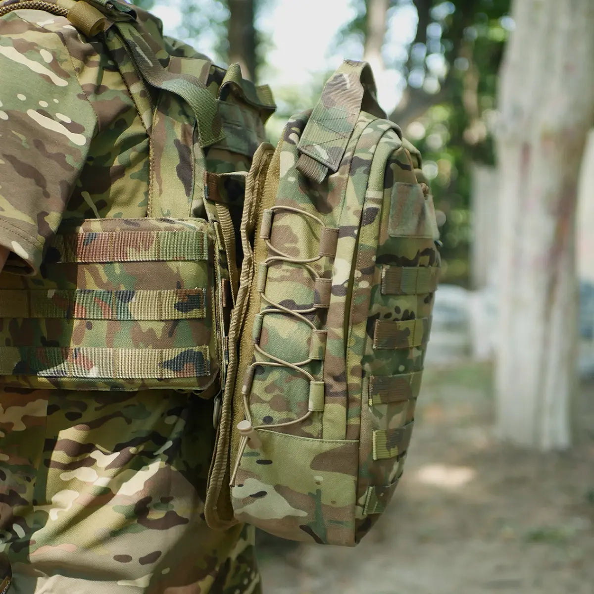 Quick-Release Assault Backpack — Cordura 1000D | 10L MOLLE