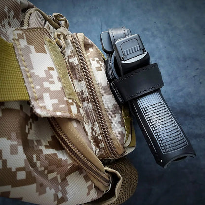 MOLLE Leather Holster for Glock 17 black
