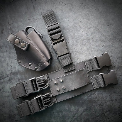 FORT 12/17/20 Leather Drop Leg Holster Black