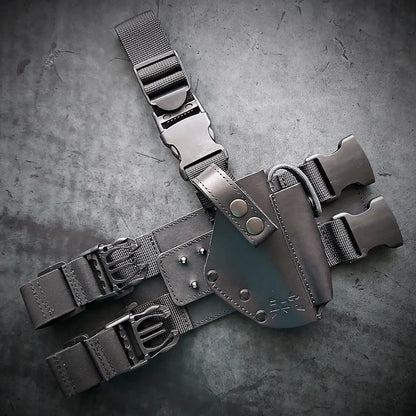 FORT 12/17/20 Leather Drop Leg Holster Black