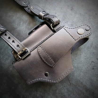Leather Shoulder Holster for Glock 19  Black