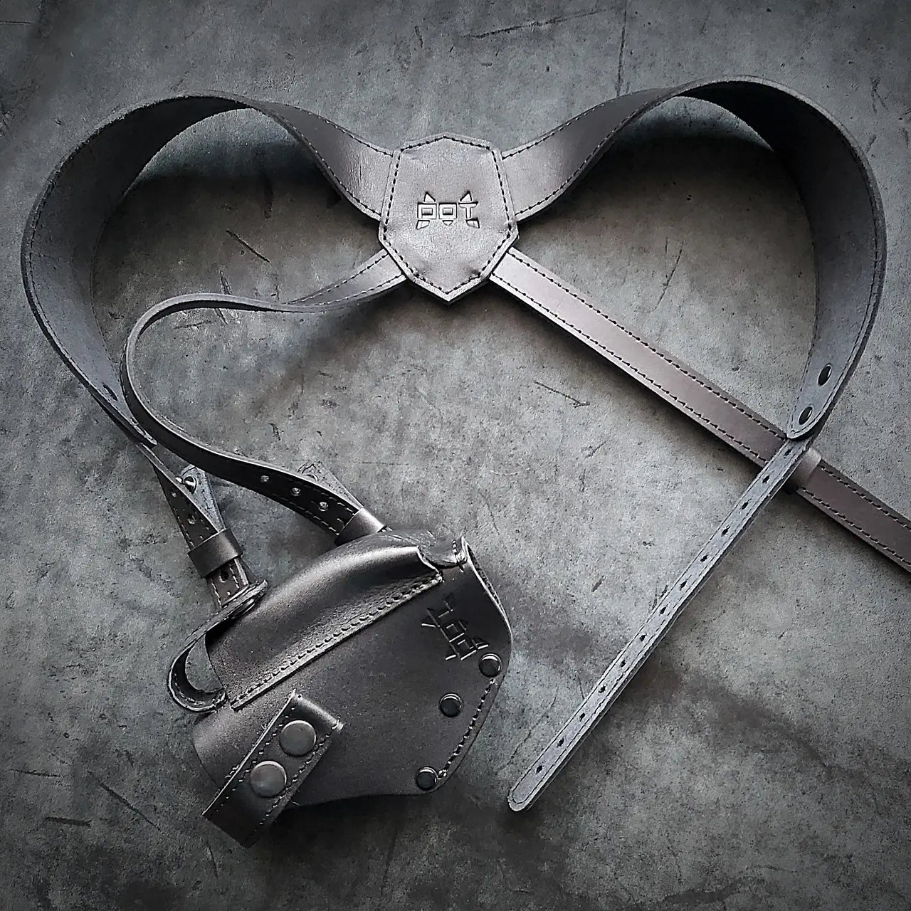 Leather Shoulder Holster for FORT 12/17/20 | Concealed Carry | Black