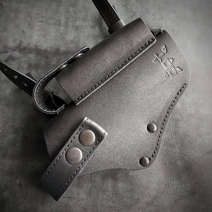 Leather Shoulder Holster for Glock 17 – Concealed Carry, Black