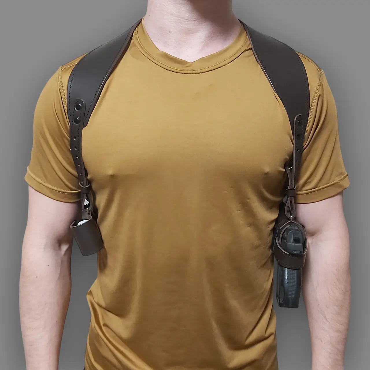 FORT 12/17/20 Leather Shoulder Holster Brown
