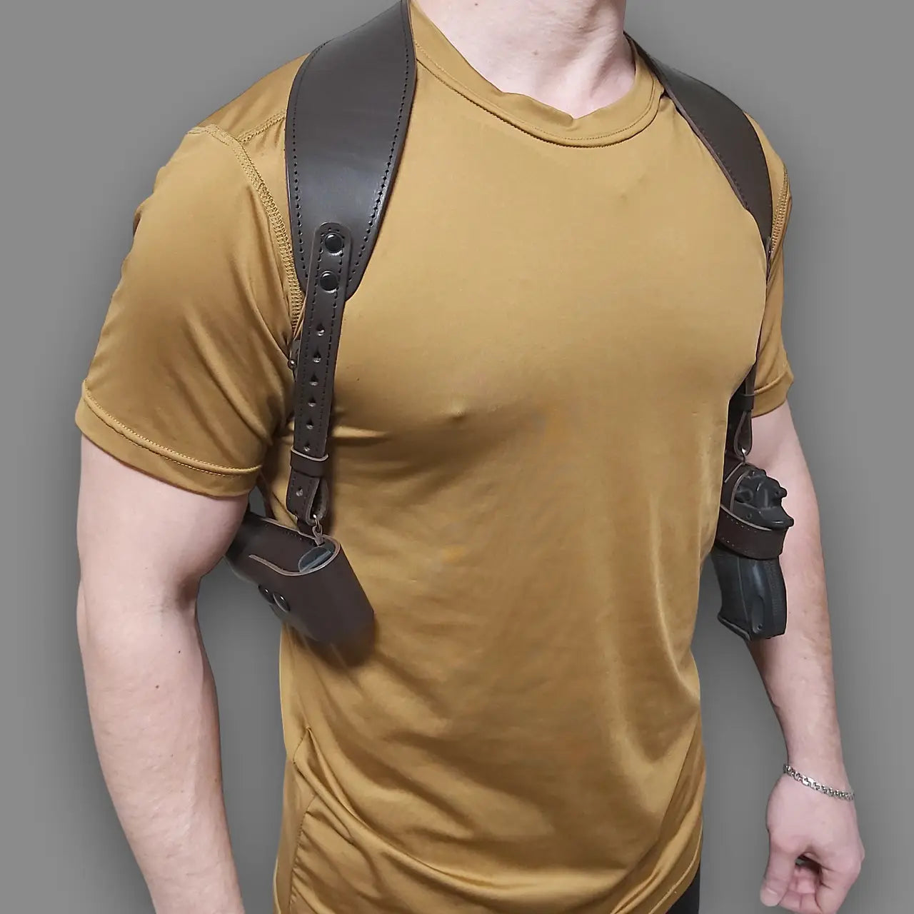 FORT 12/17/20 Leather Shoulder Holster Brown