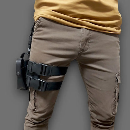 FORT 12/17/20 Leather Drop Leg Holster Black