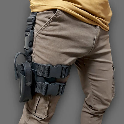 FORT 12/17/20 Leather Drop Leg Holster Black