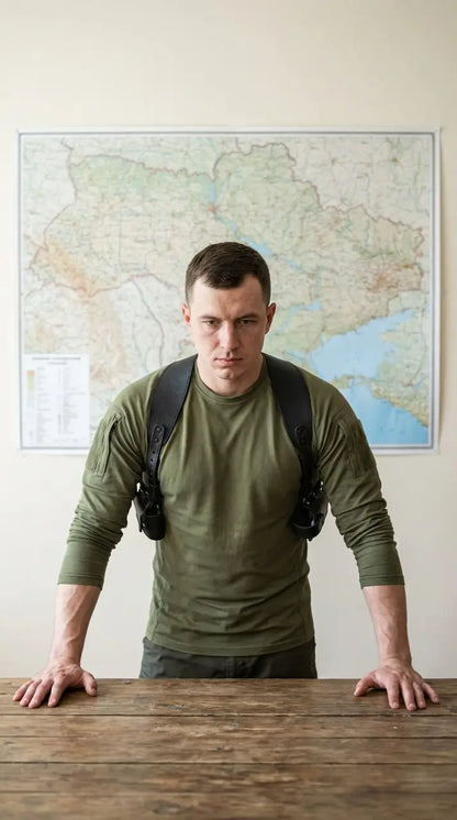 FORT 12/17/20 Leather Shoulder Holster Black