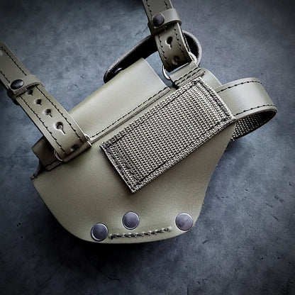 FORT 12/17/20 Leather Shoulder Holster for Concealed Carry | Olive