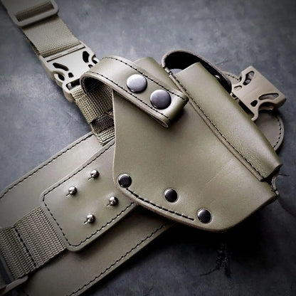 FORT 12/17/20 Leather Drop Leg Holster | Olive