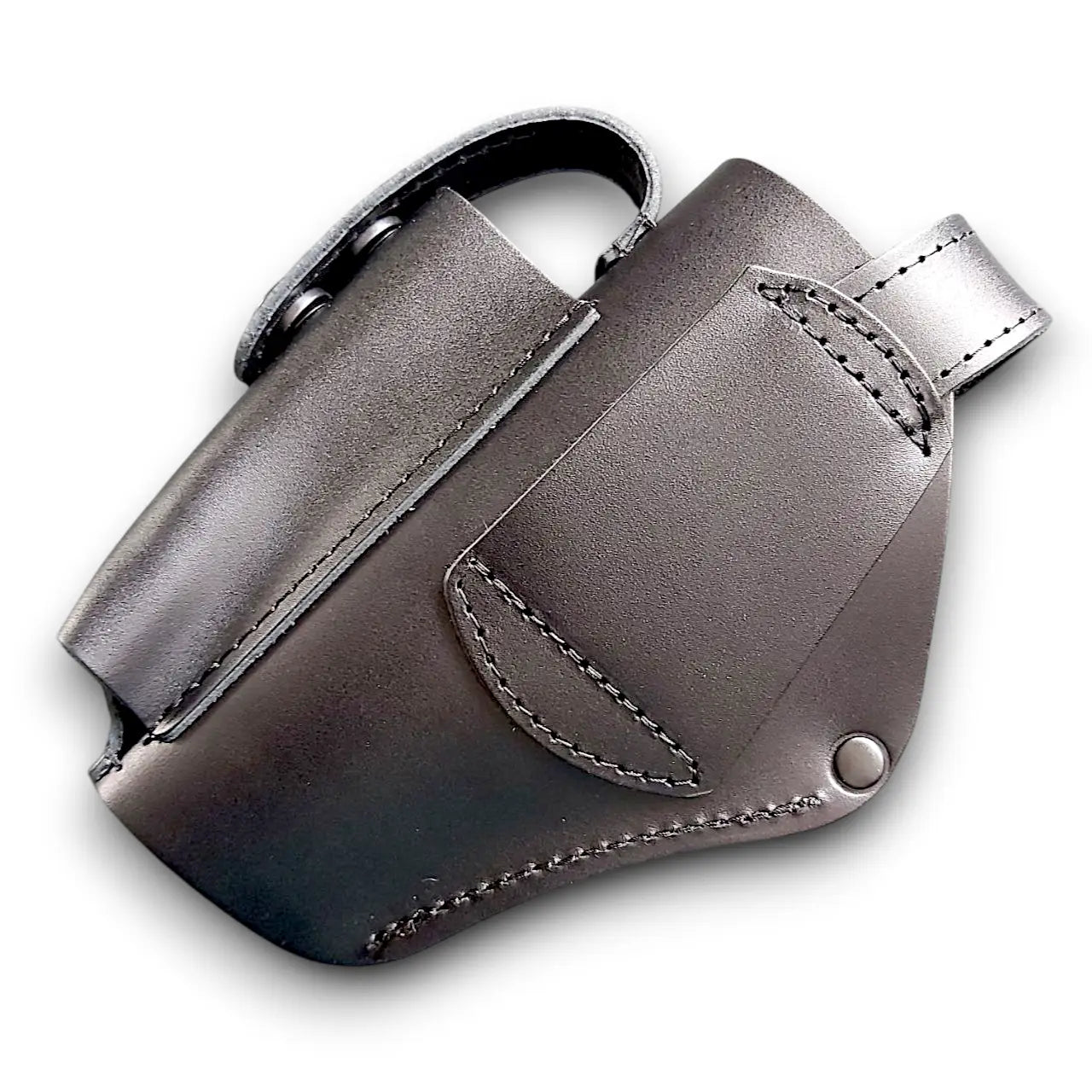 Leather Belt Holster for Glock 17  Black