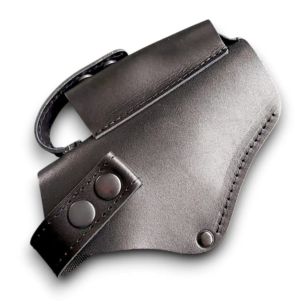 Leather Belt Holster for Glock 17  Black