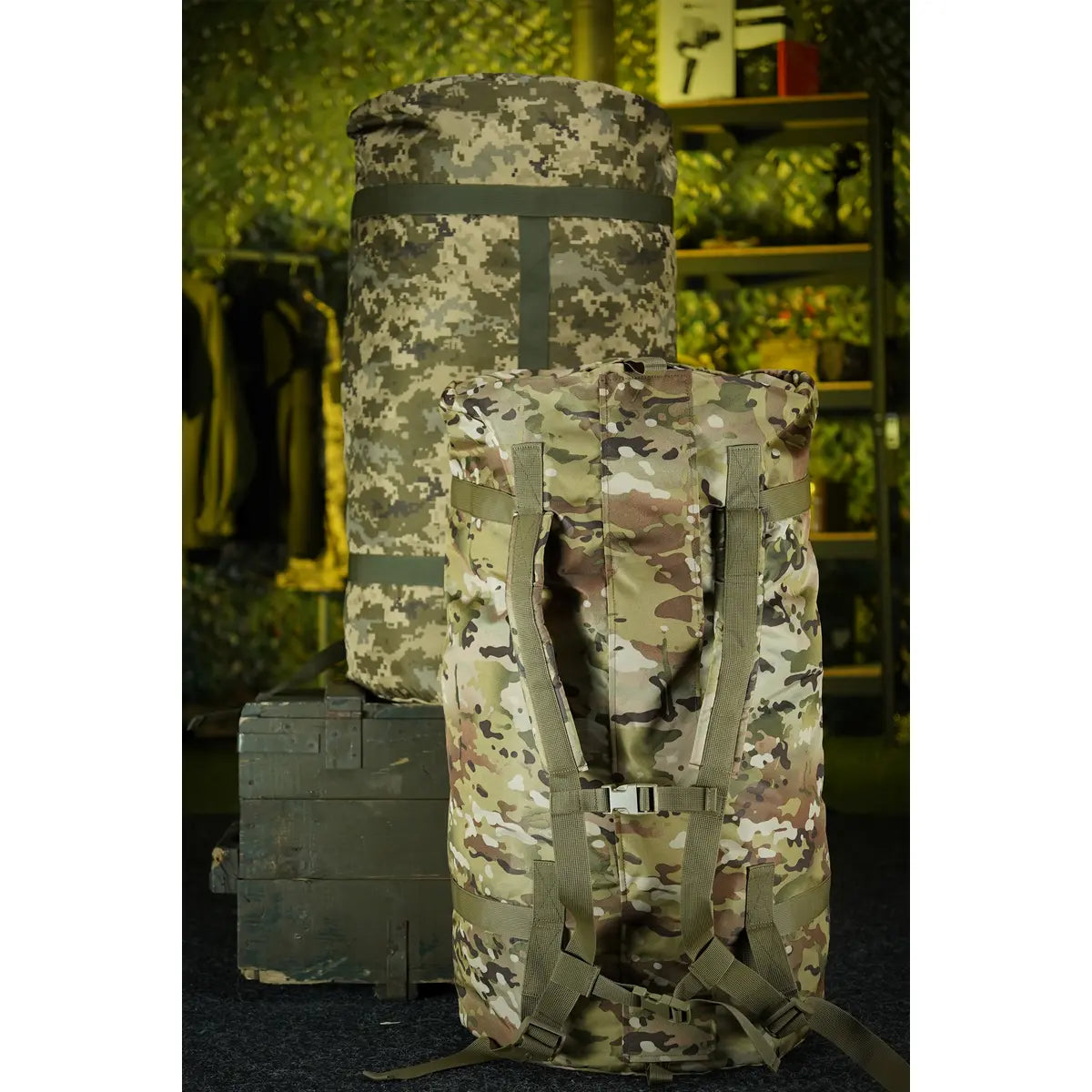 Kiborg 120L Military Duffle Bag Pixel
