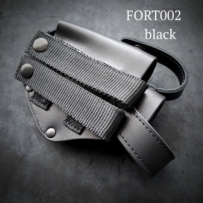 FORT 12/17/20 Leather MOLLE Holster | Black
