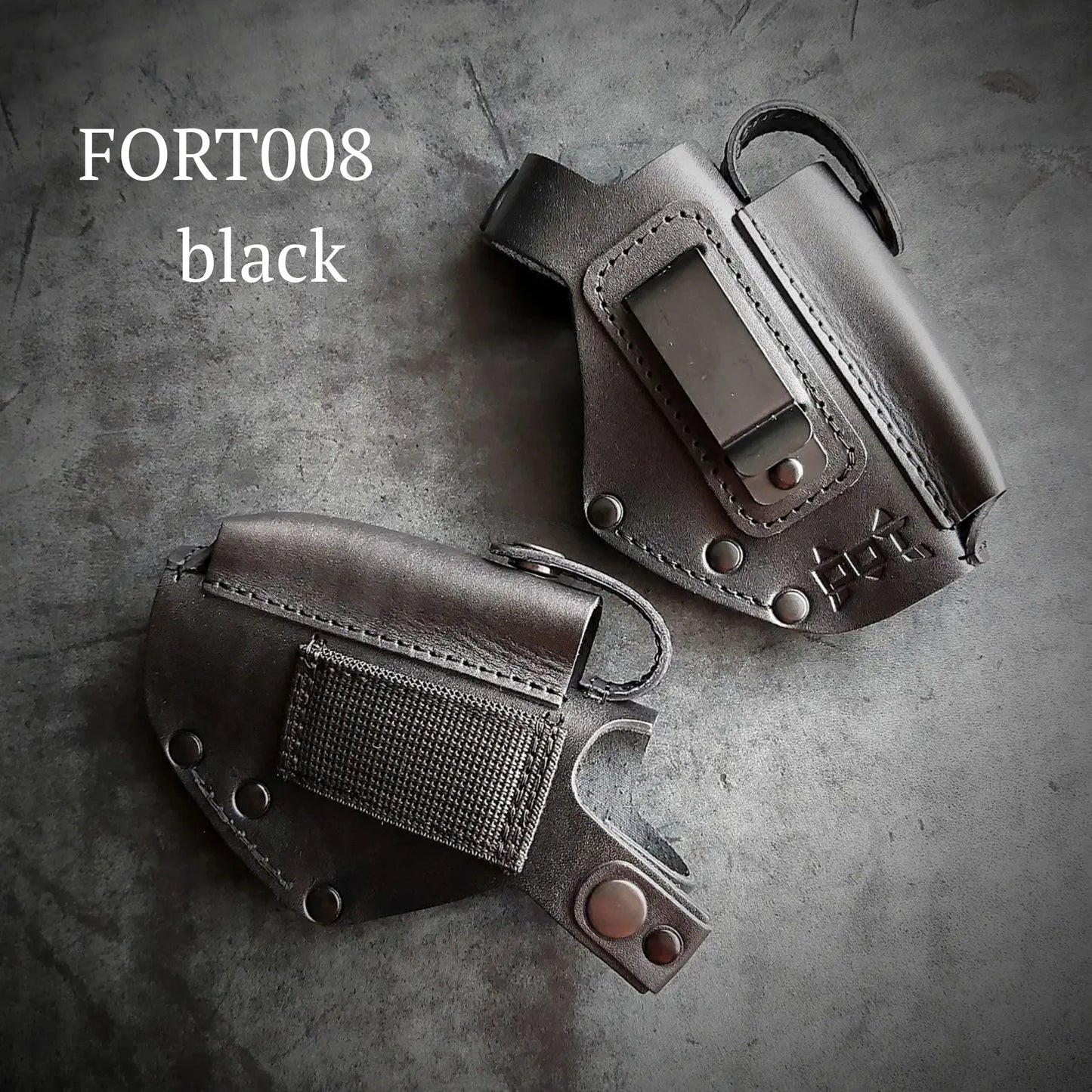 Black Leather Holster for FORT 12/17 | Concealed Carry