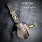 FORT 12/17/20 Leather Drop Leg Holster | Dark Olive