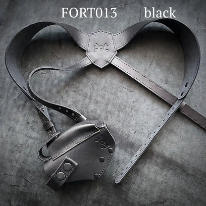 Leather Shoulder Holster for FORT 12/17/20 | Concealed Carry | Black
