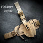 FORT 12/17/20 Leather Drop Leg Holster Coyote
