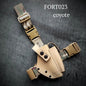 Drop Leg Leather Holster FORT 12/17/20 | Coyote