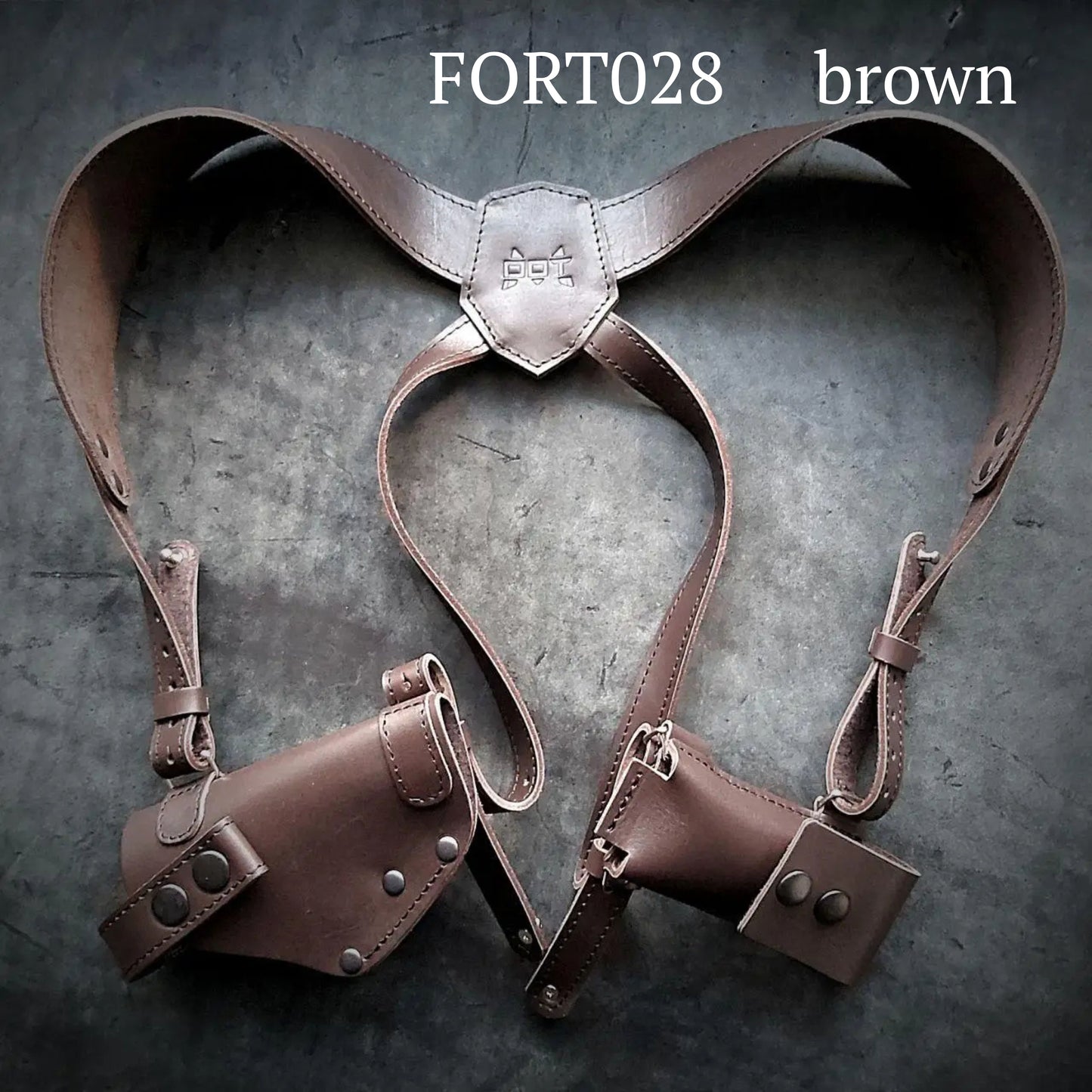 FORT 12/17/20 Leather Shoulder Holster Brown