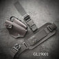 Leather Drop Leg Holster for Glock 19  Black