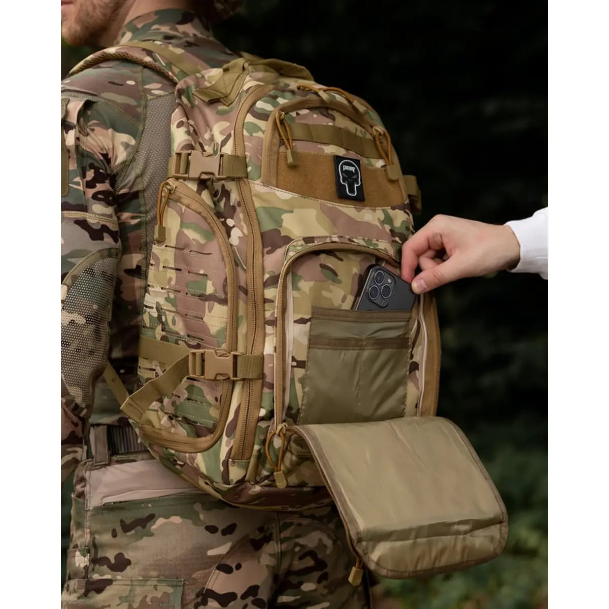 BEZET Soldier Tactical Backpack Multicam 26L